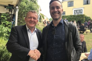 Prime Minister Lars Løkke Rasmussen and Martin Ferro-Thomssen, Conferize